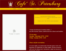 Tablet Screenshot of cafestpetersburg.com